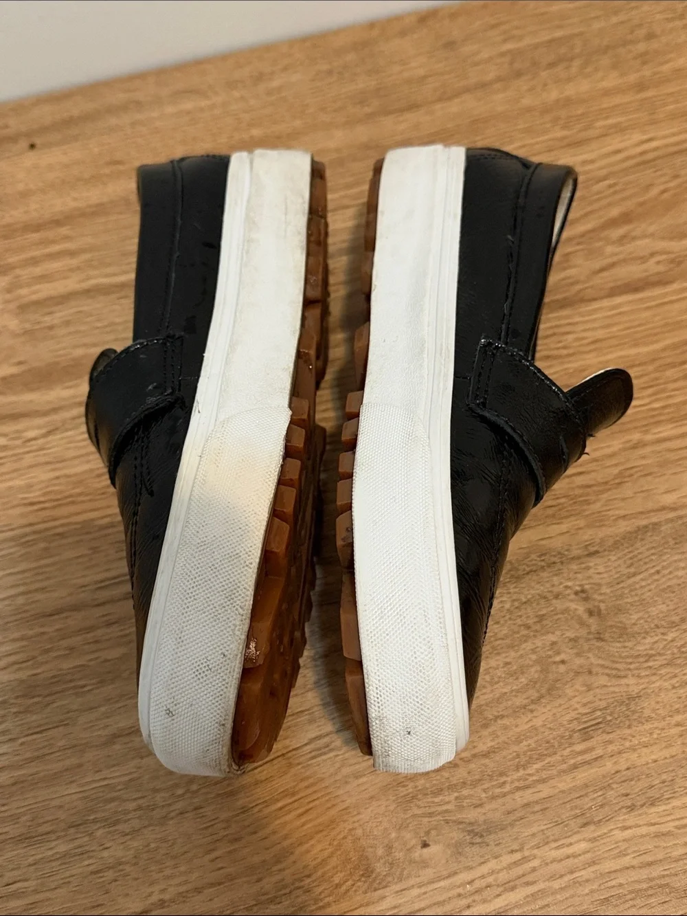 Vans Black Style 53 DX Slip-On Loafers with White Solemn